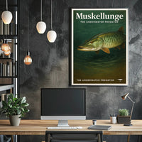 Muskellunge - The Underwater Predator Poster PosterGoat