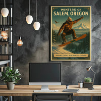 Winters of Salem, Oregon Poster