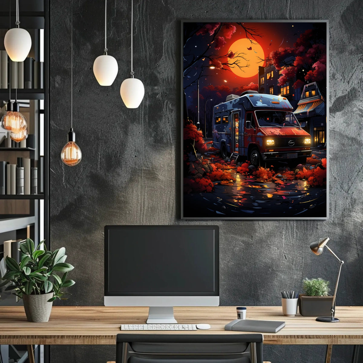 Autumn Night Escape Poster