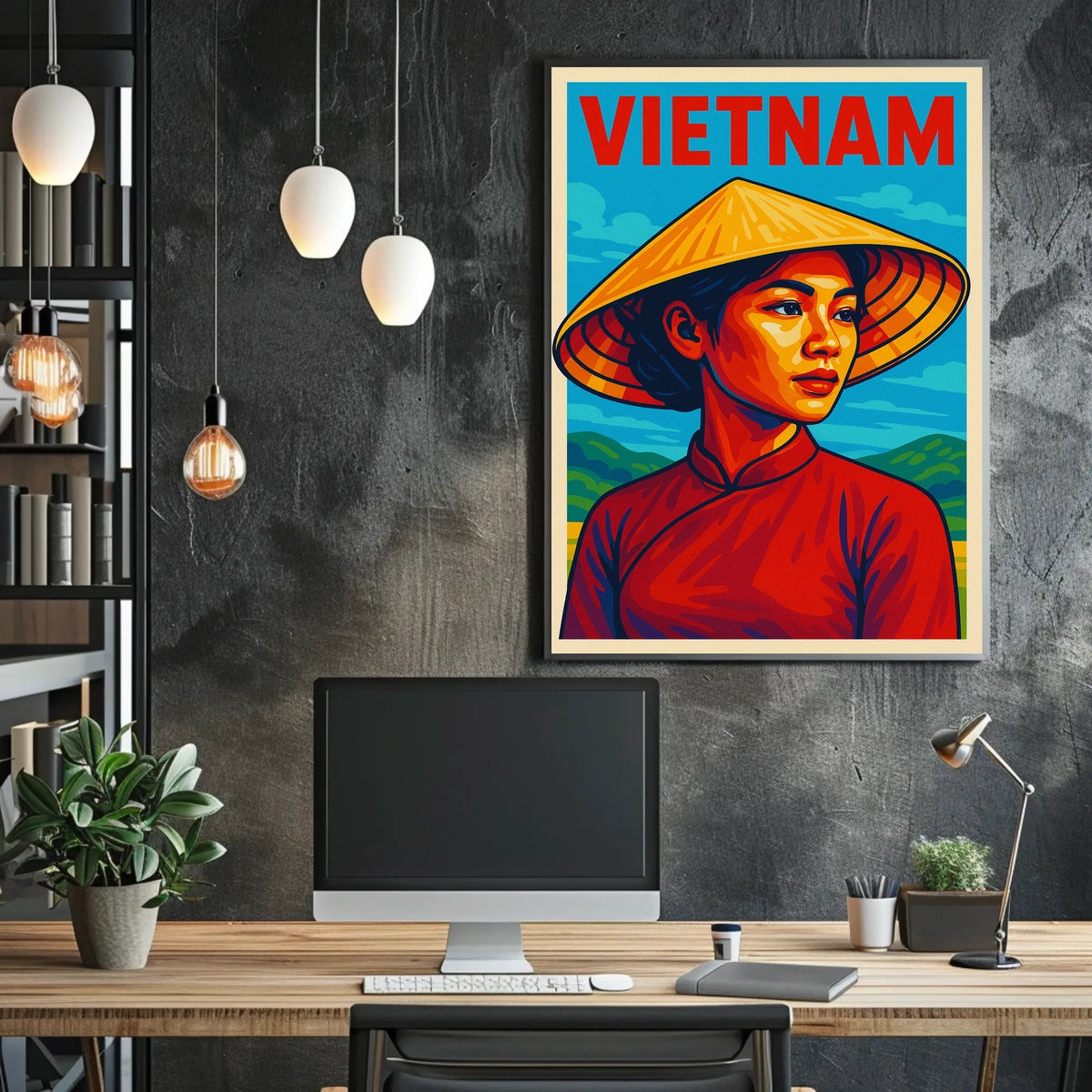 Vietnam Cultural Portrait Poster