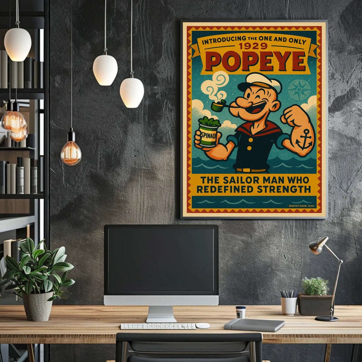 Popeye 1929 Art Poster POP-98