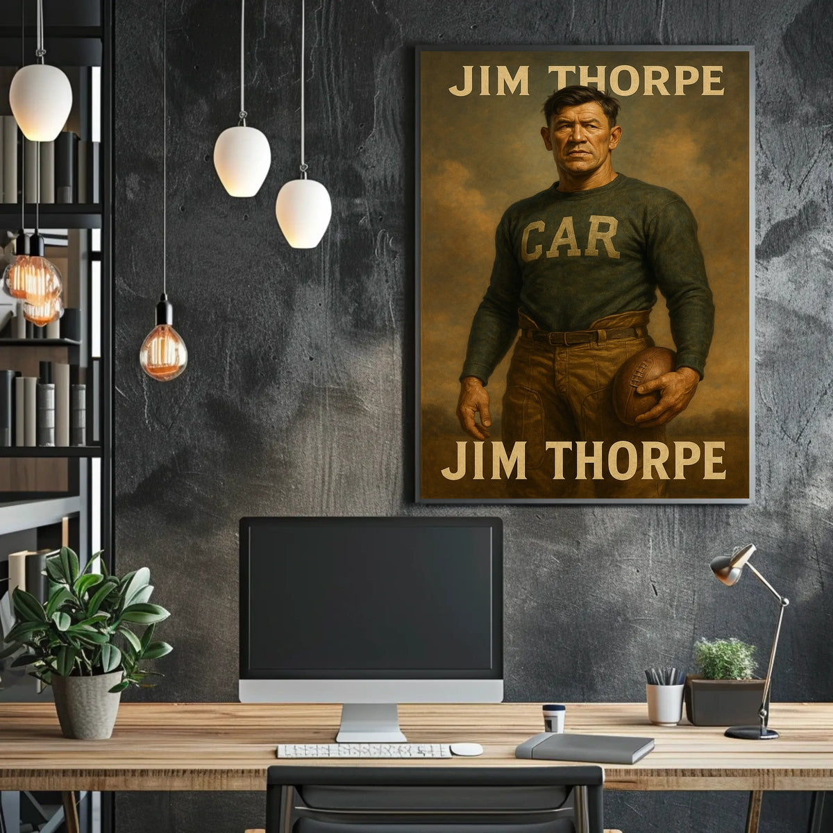 Jim Thorpe Athletic Legend Poster