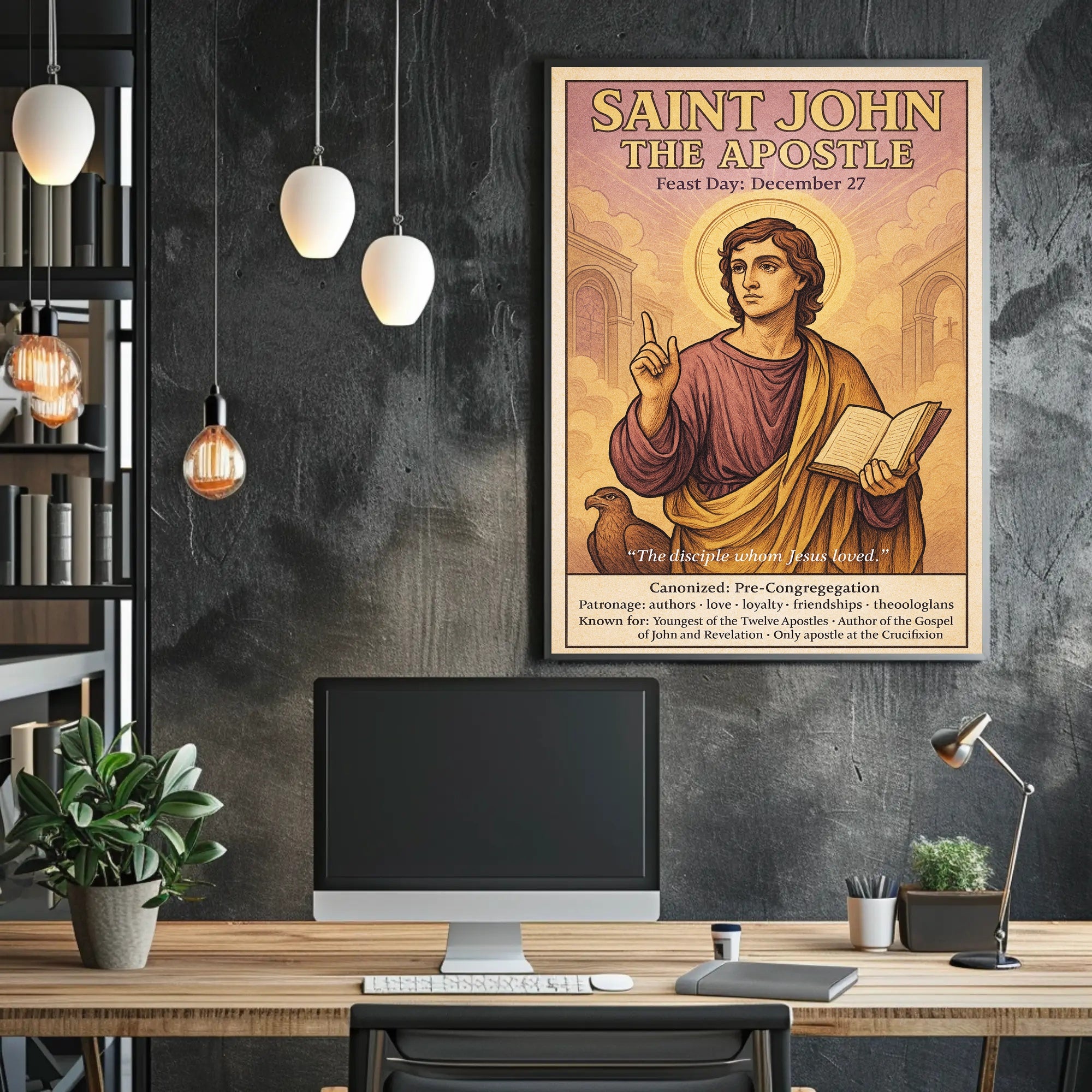 Saint John the Apostle Poster PosterGoat