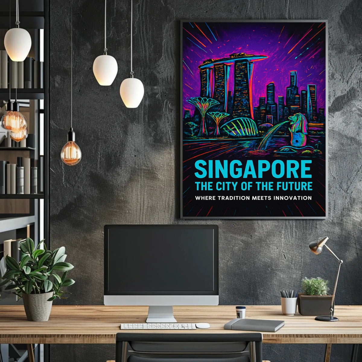 Singapore The City of the Future Poster