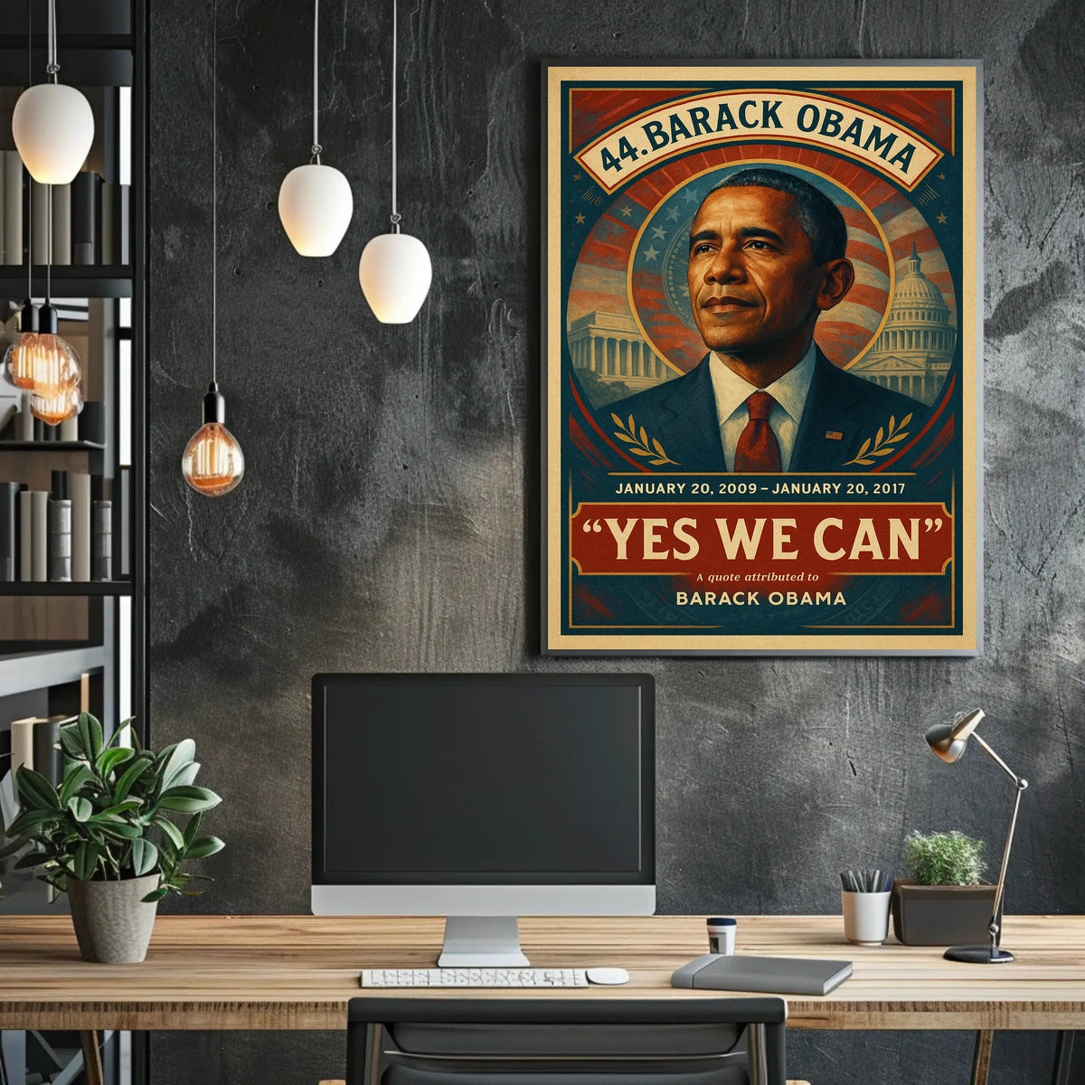 Obama's Legacy Commemorated: Presidential Poster