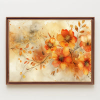 Autumn Blossom Artistry Poster