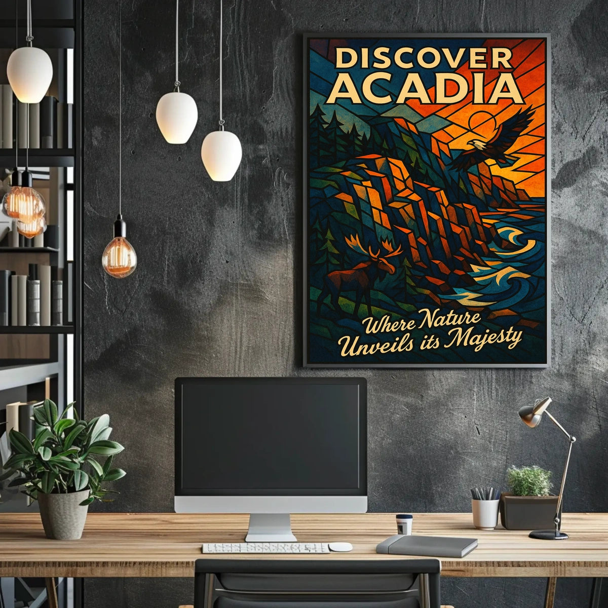 Discover Acadia Poster