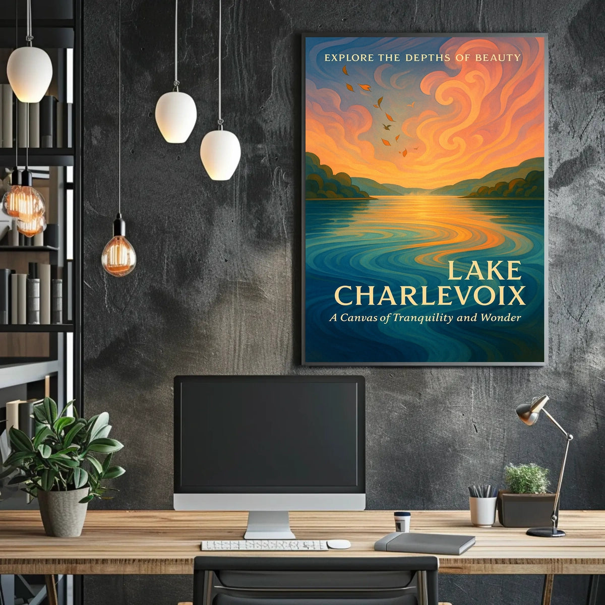 Lake Charlevoix A Canvas Of Poster