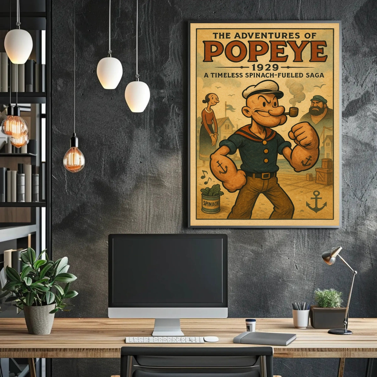 Popeye 1929 Art Poster POP-225