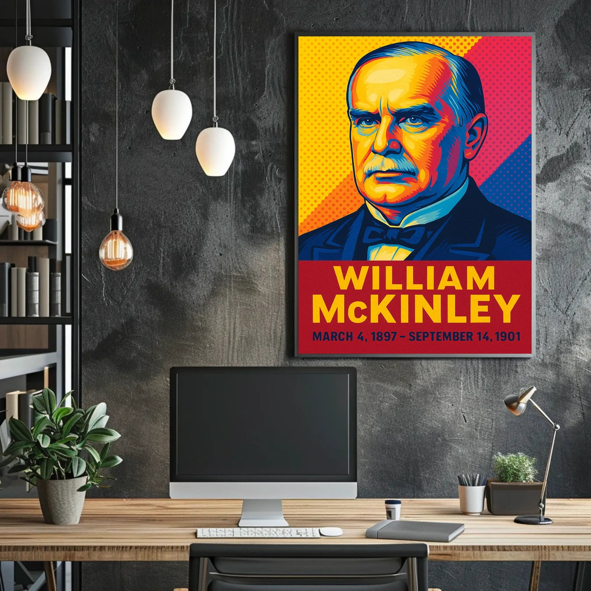 William McKinley Presidential Portrait Poster