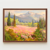 Serene Mountain Landscape Poster