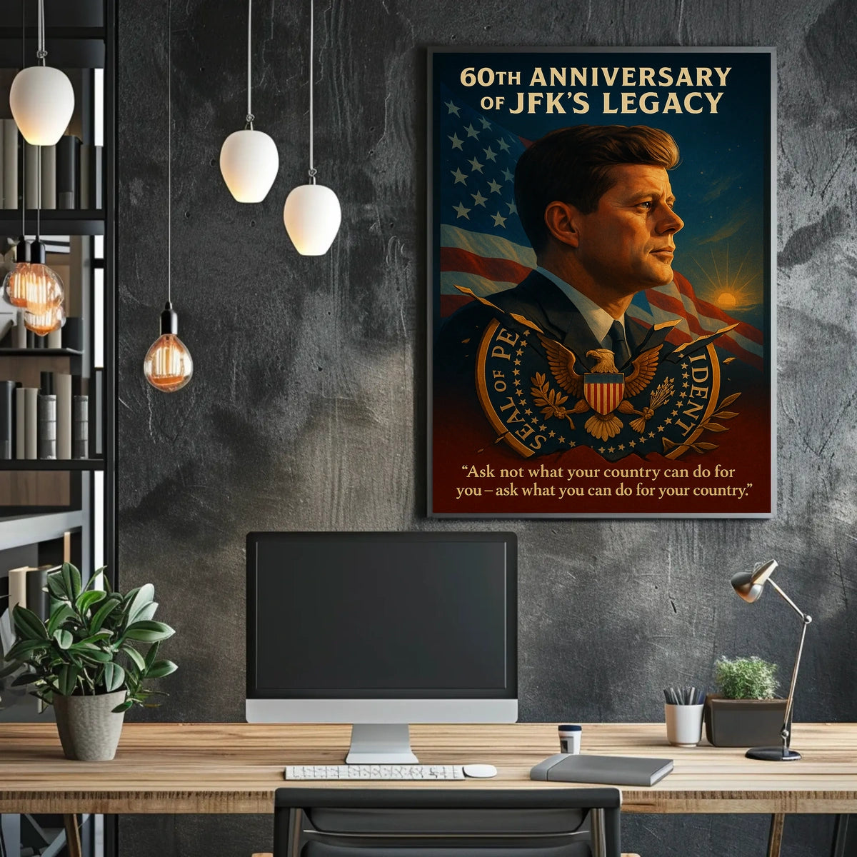 John F. Kennedy 35Th President Poster