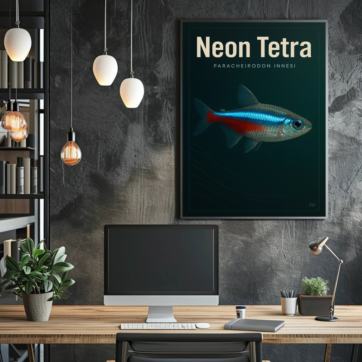 Neon Tetra Paracheirodon Innesi Poster