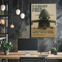 Military Aircraft with Tank U.S. Air Force Poster