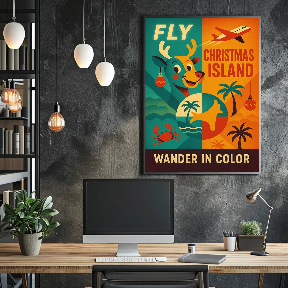 Fly to Christmas Island Poster
