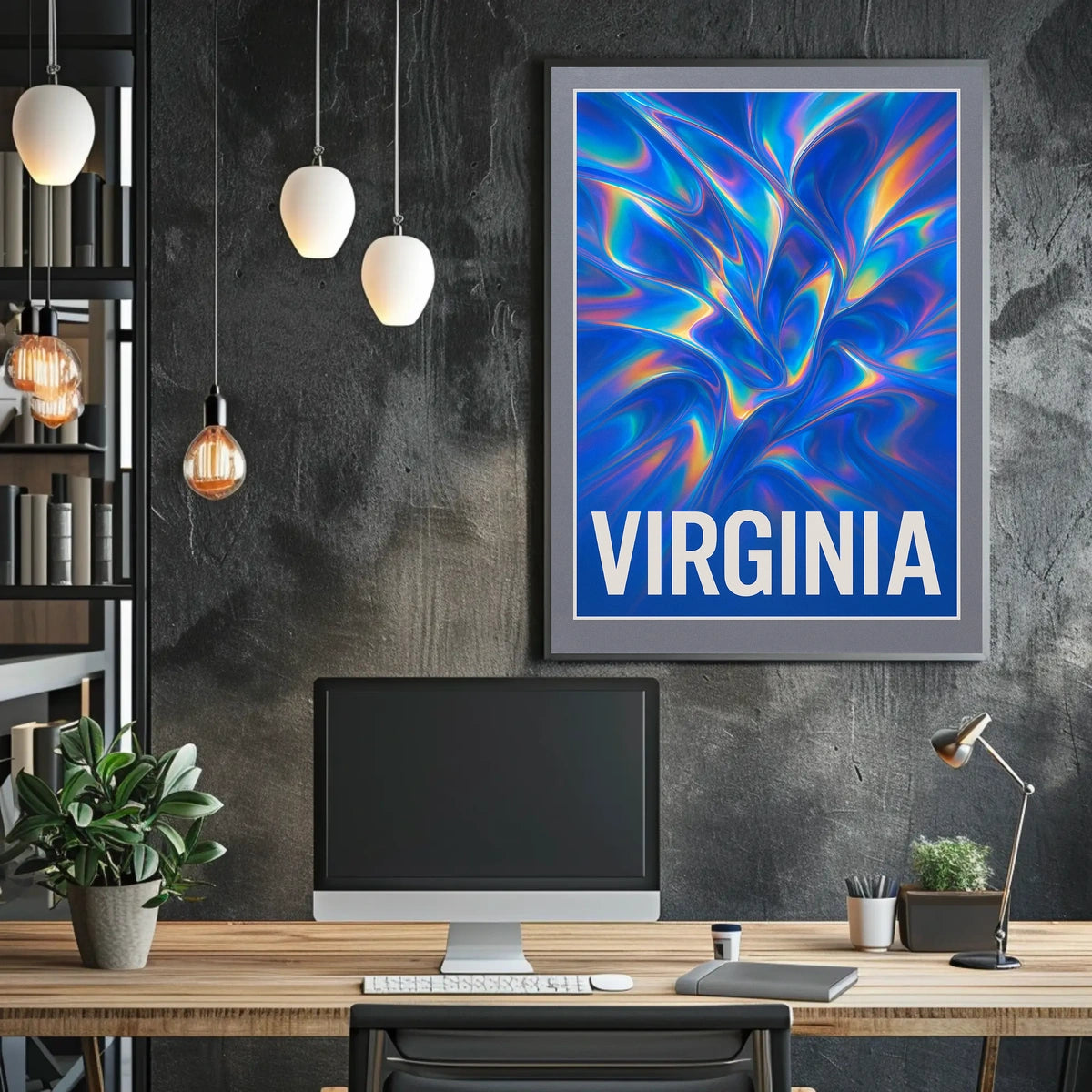 Virginia Abstract Art Abstract Poster