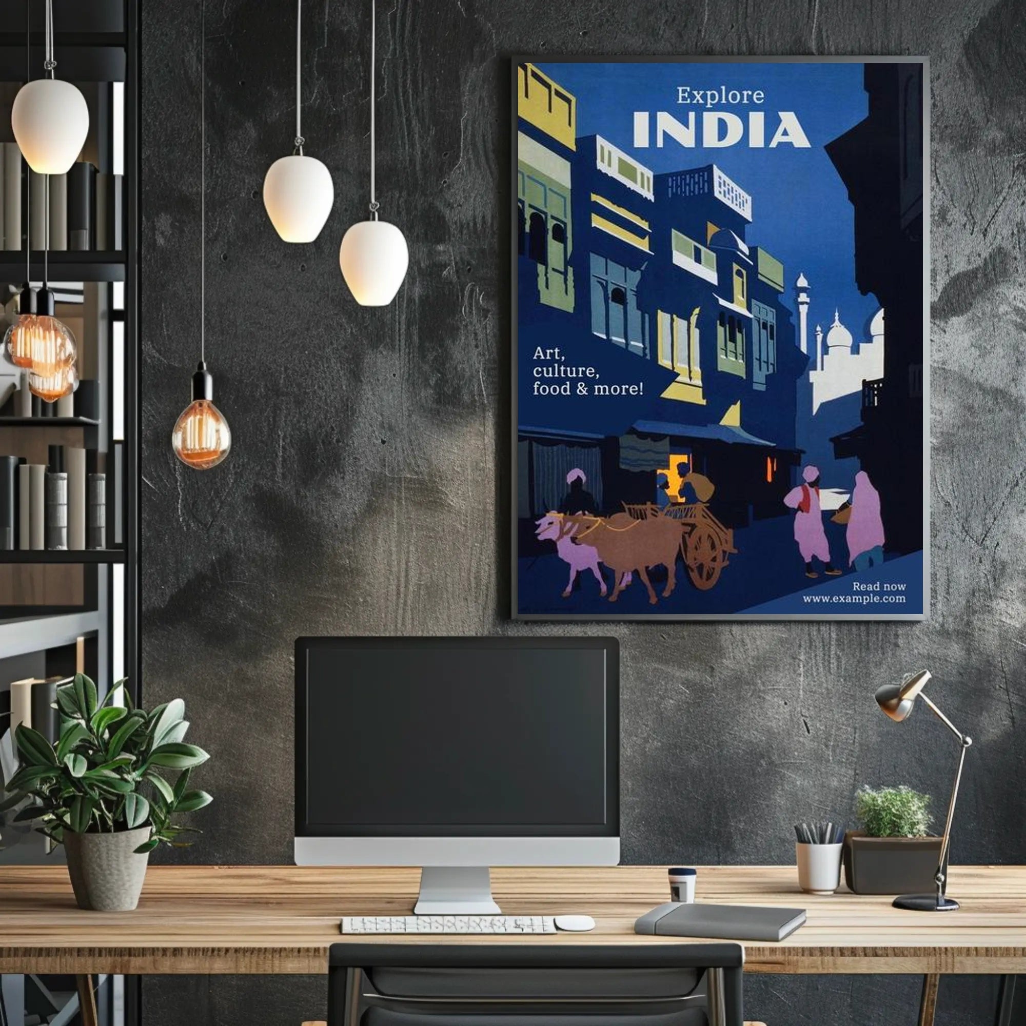 Discover India Poster PosterGoat