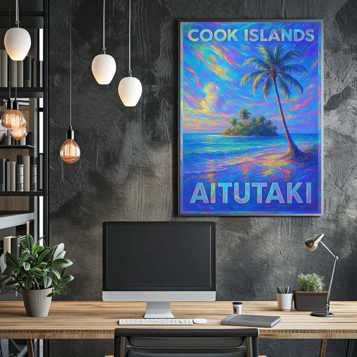 Aitutaki Cook Islands Paradise Poster