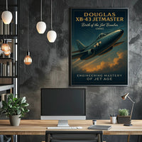 Douglas XB-43 Jetmaster Vintage Aviation Poster