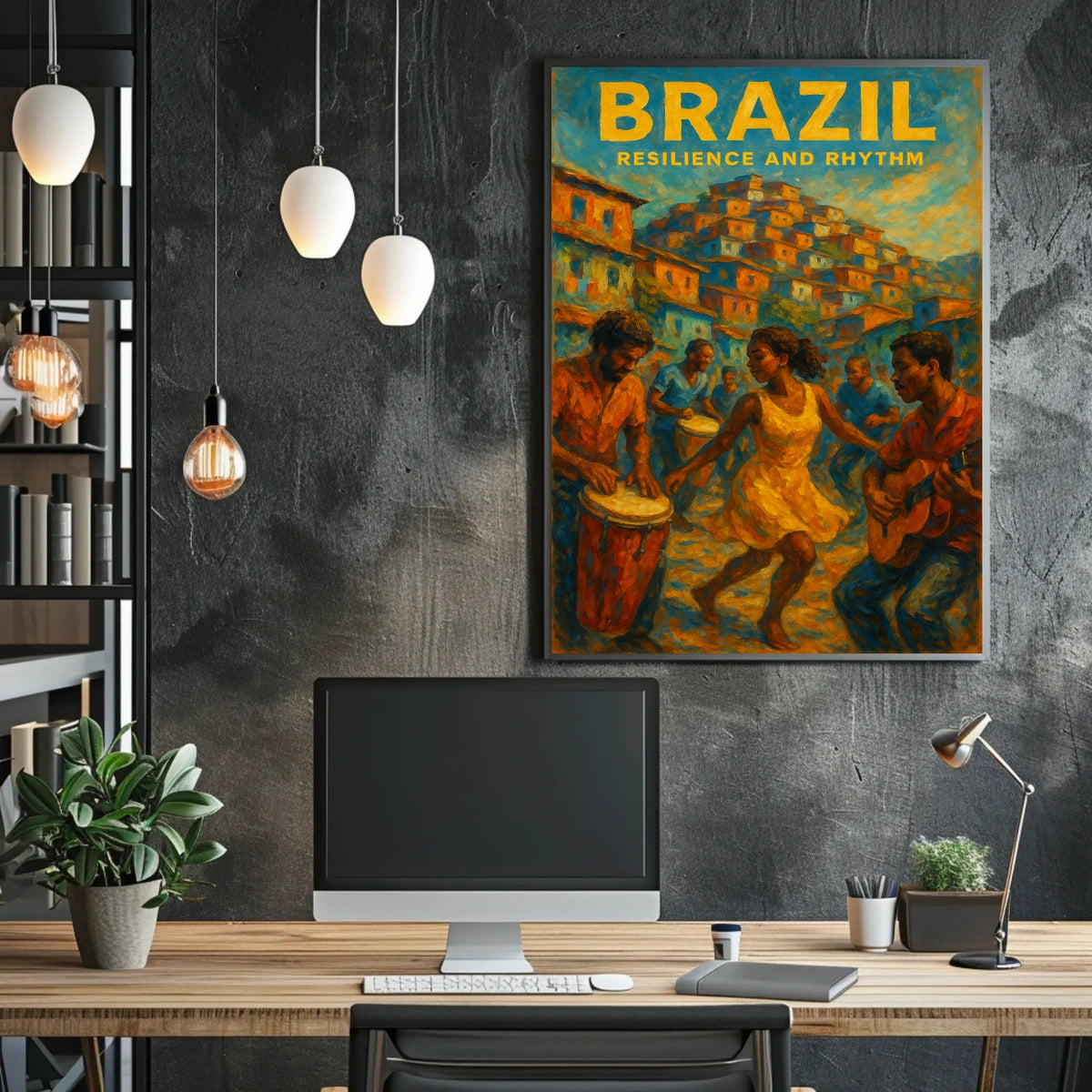 Brazil Resilience And Rhythm Poster 18x24 Wall Art Print