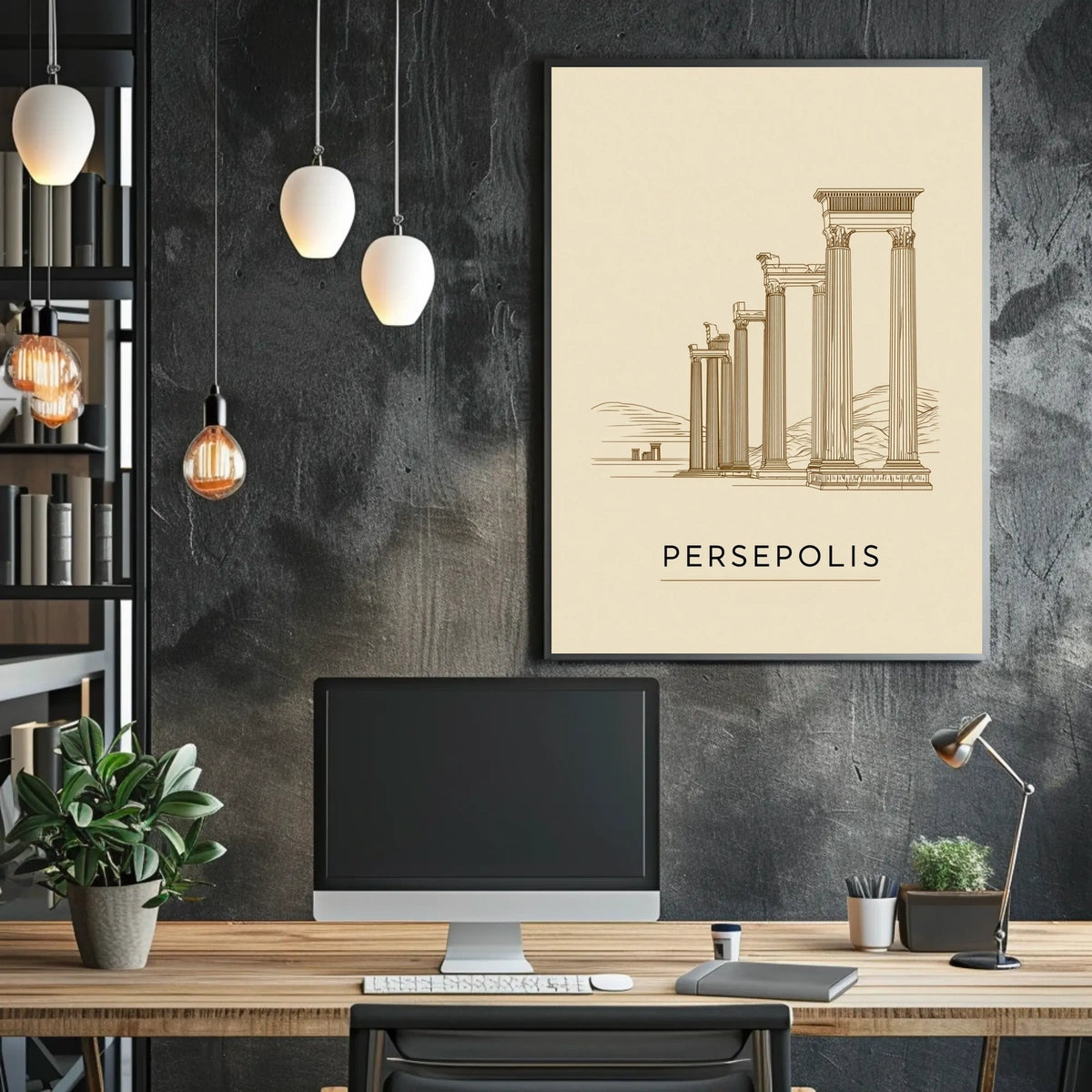 Persepolis Ancient Ruins Poster