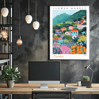 Vibrant Floral Paradise Poster PosterGoat