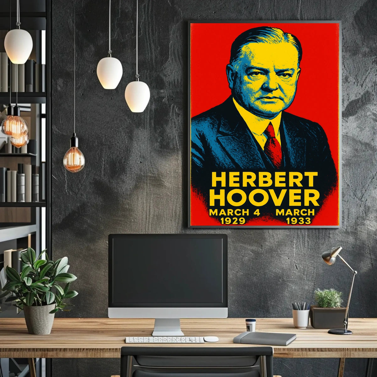 Herbert Hoover Presidential Term Poster