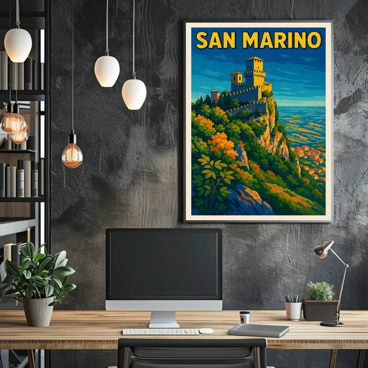 San Marino A Scenic Escape Poster