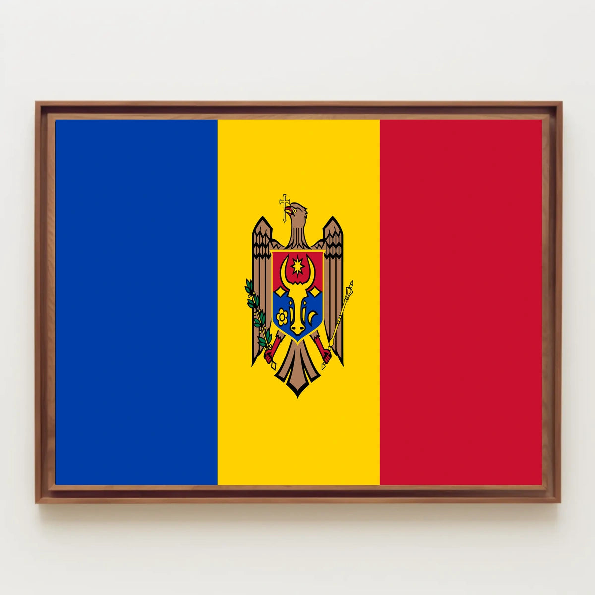 Moldova, Republic of Flag Poster