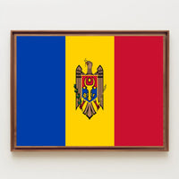 Moldova, Republic of Flag Poster