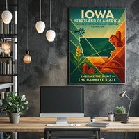 Embrace the Spirit of The Hawkeye State Poster