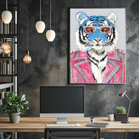 The Stylish Tiger Poster