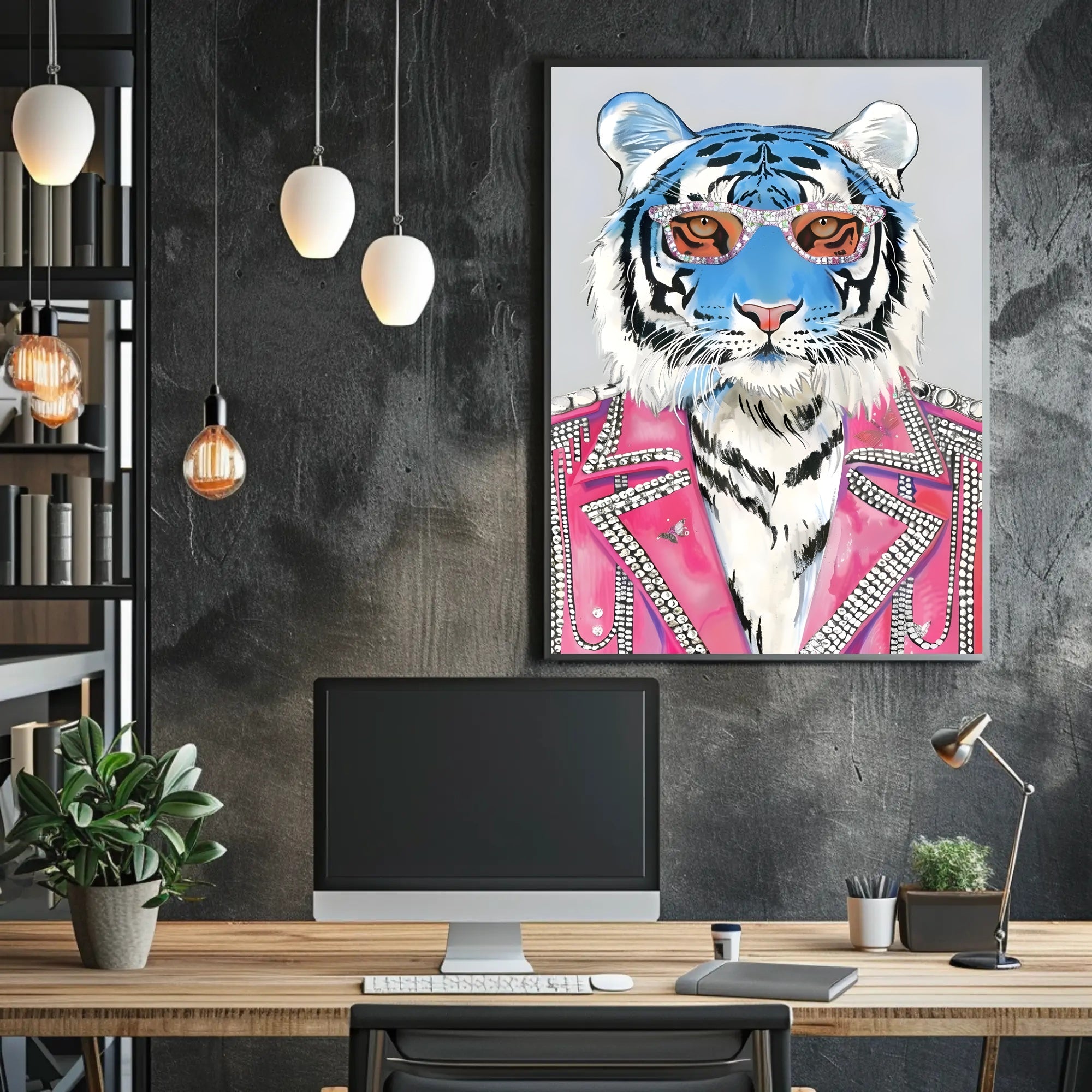 The Stylish Tiger Poster