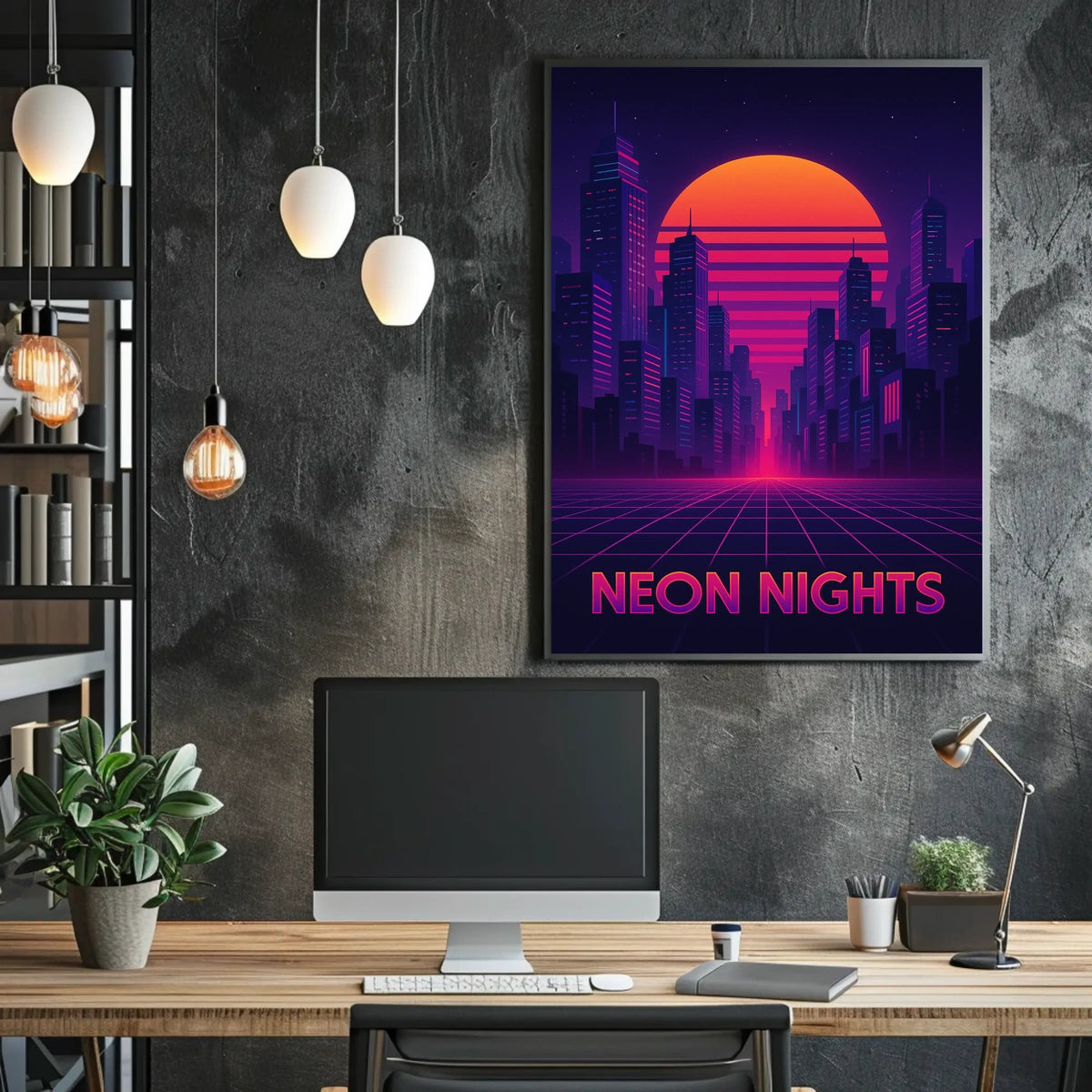 Neon Nights Poster