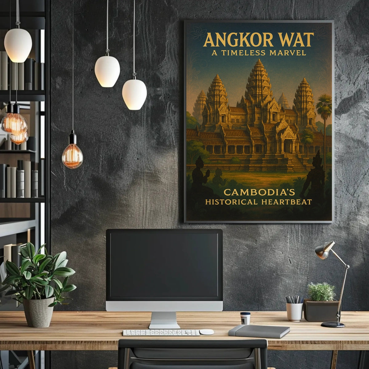 Angkor Wat A Timeless Marvel Poster