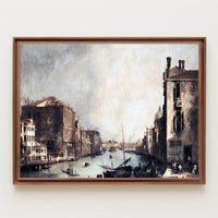 Venetian Canal Masterpiece: European Landscape Urban Cityscape Poster