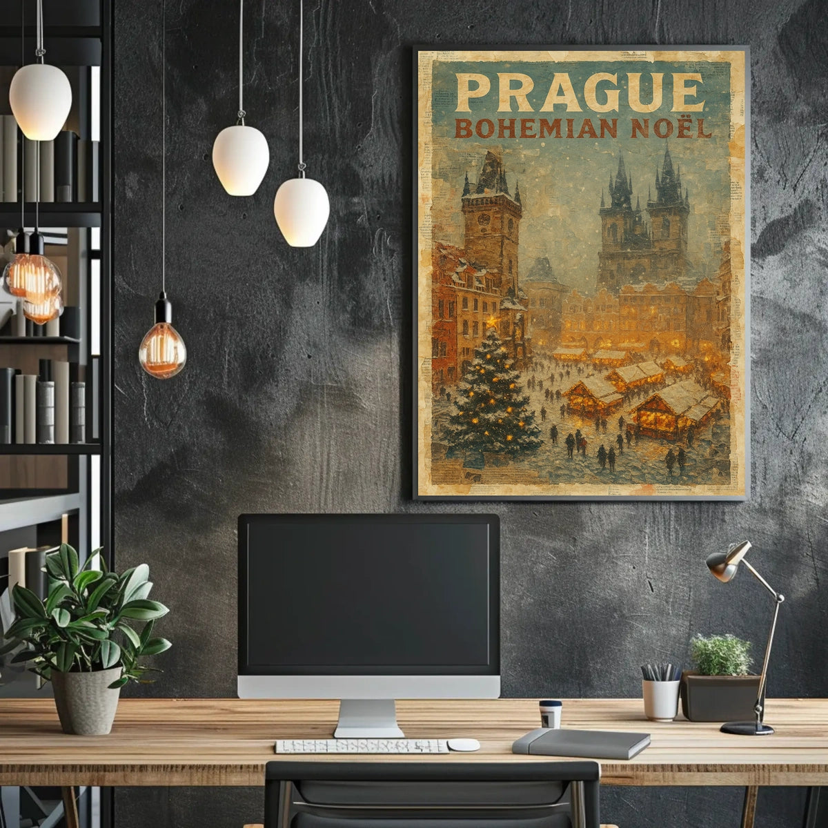 Bohemian Noël In Prague Poster
