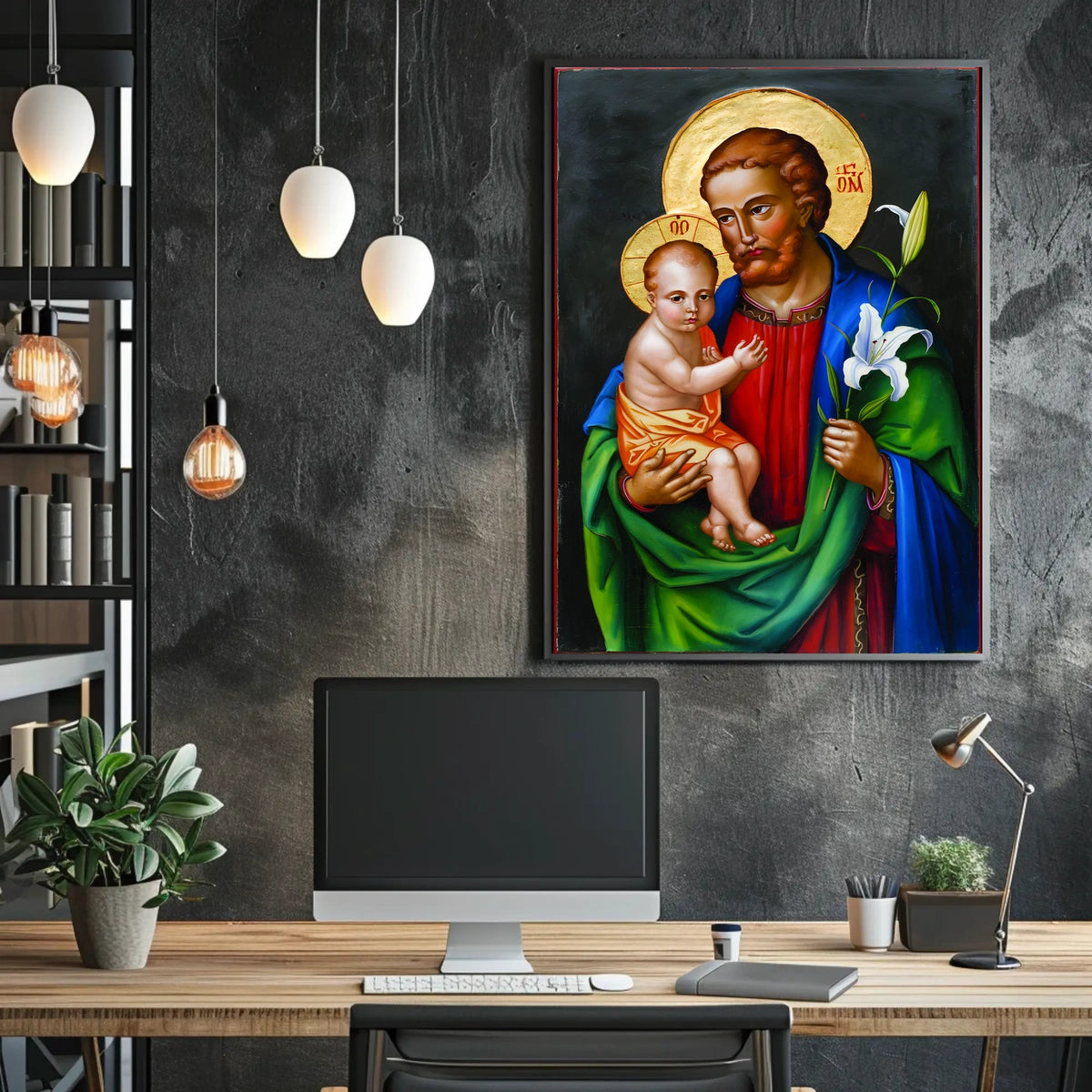 Iconic Religious Imagery Poster