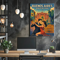 Buenos Aires Cultural Tapestry Poster PosterGoat