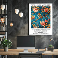 Victorian Cotton Prints Exhibition by William Morris Poster