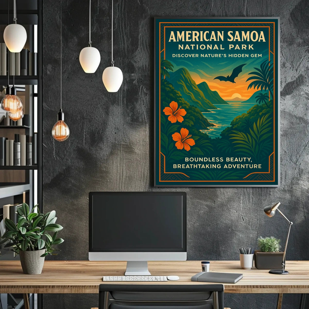 Discover America Samoaโs Beauty: National Park Poster