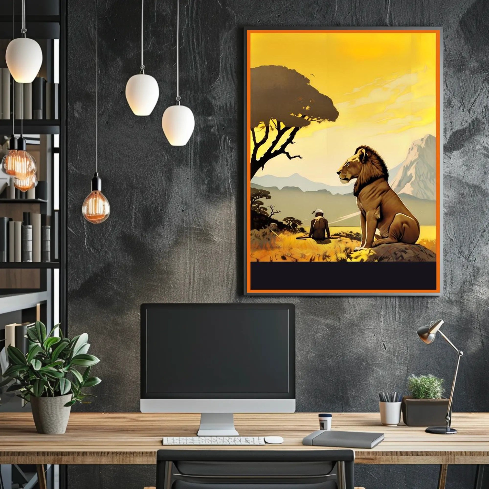 Guardians of the Savanna Poster