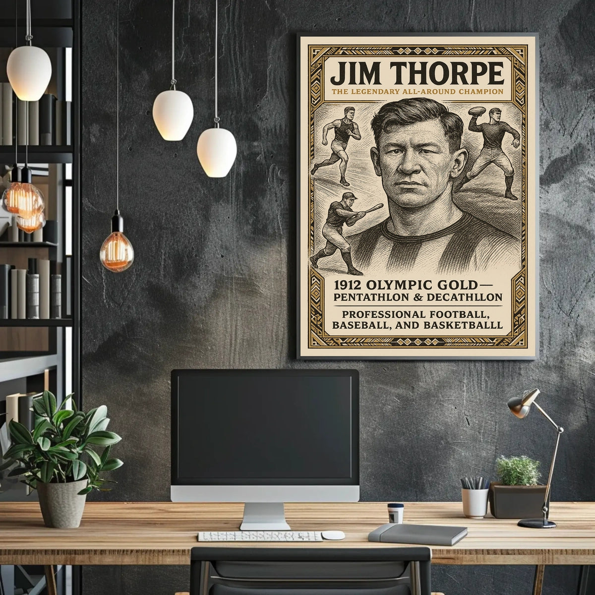 Celebrating a Legendary Athlete Poster