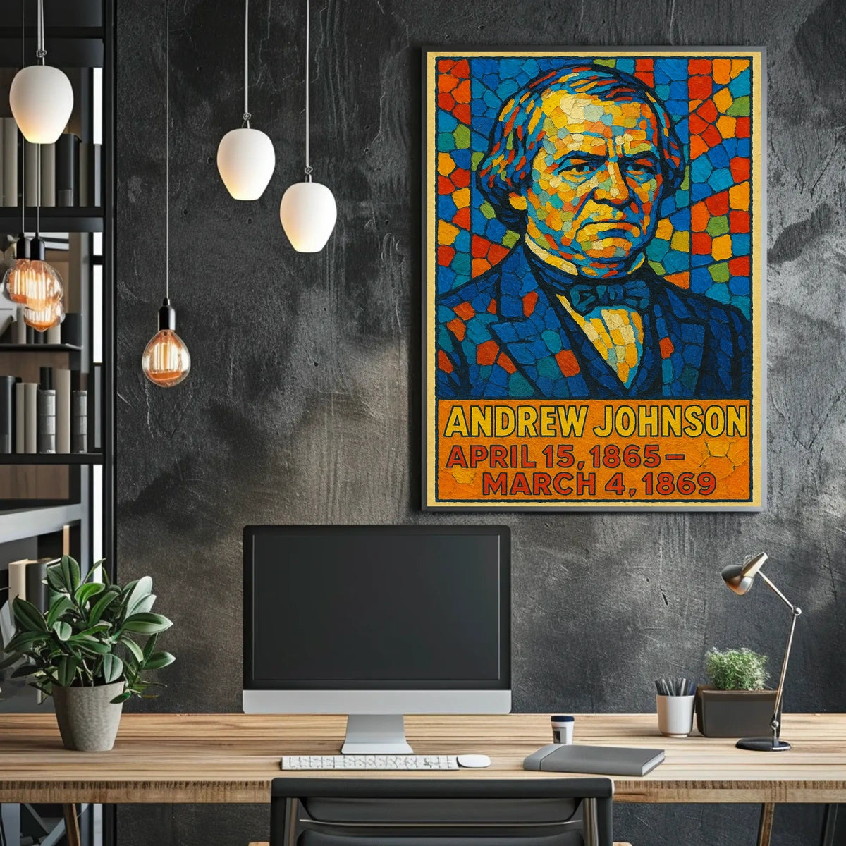 Andrew Johnson 17th President Poster