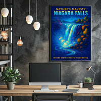 Nature's Majesty: Niagara Falls Poster