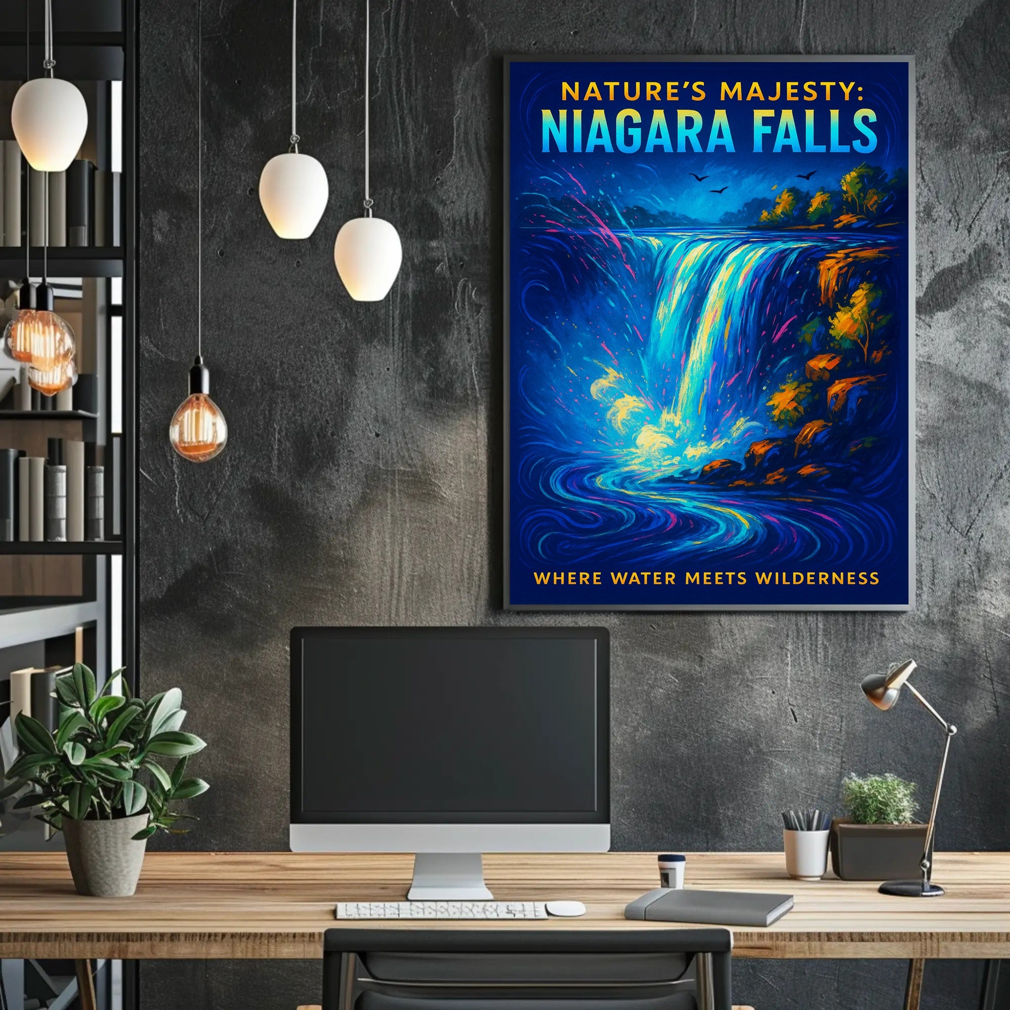 Nature's Majesty: Niagara Falls Poster