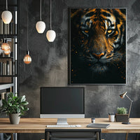 Majestic Tiger Portrait Poster