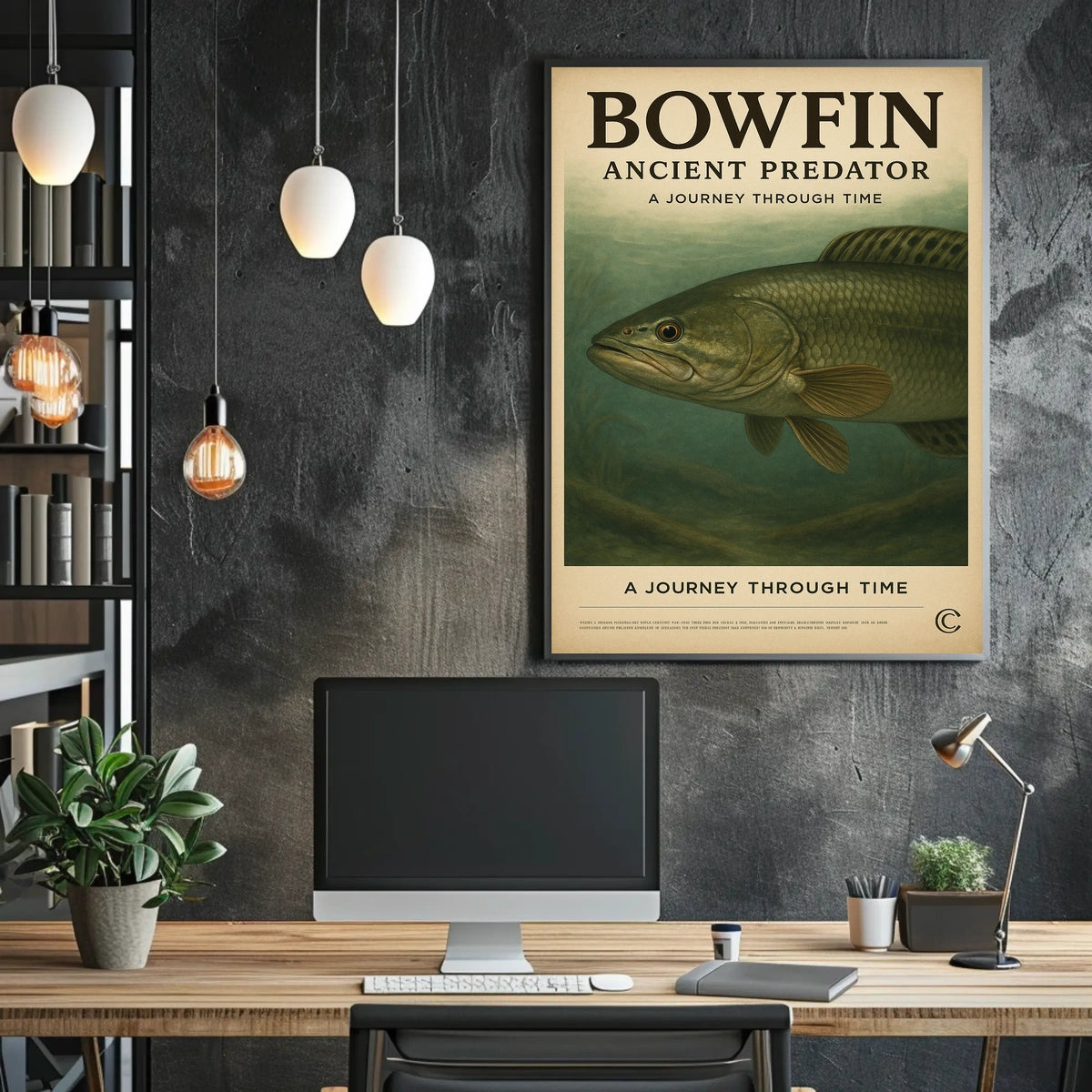 Bowfin Ancient Predator Poster