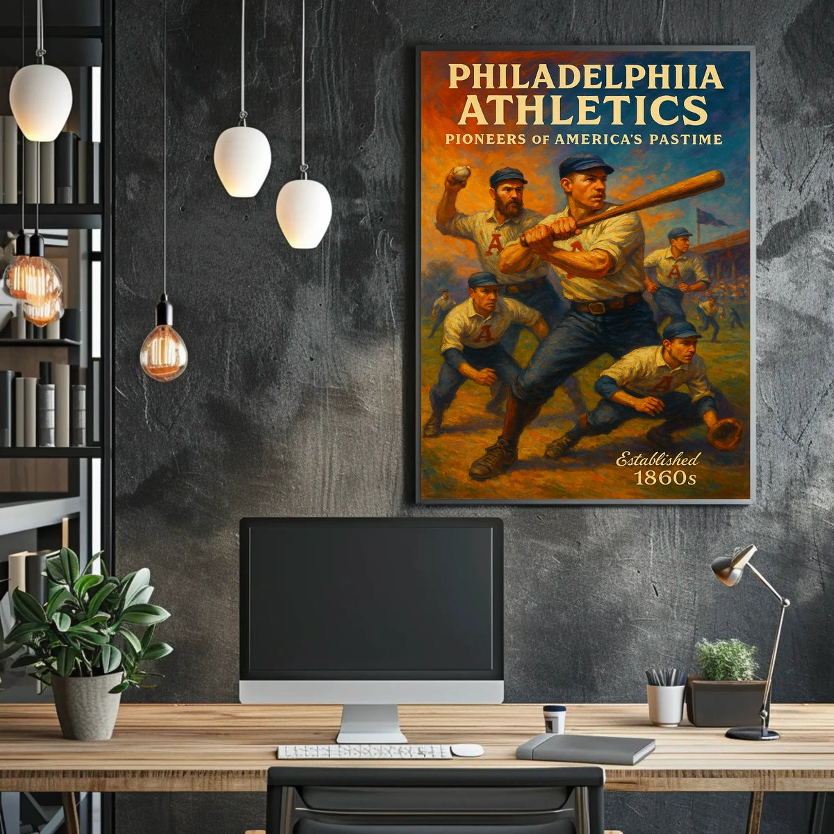 Philadelphia Athletics Pioneers Of Poster