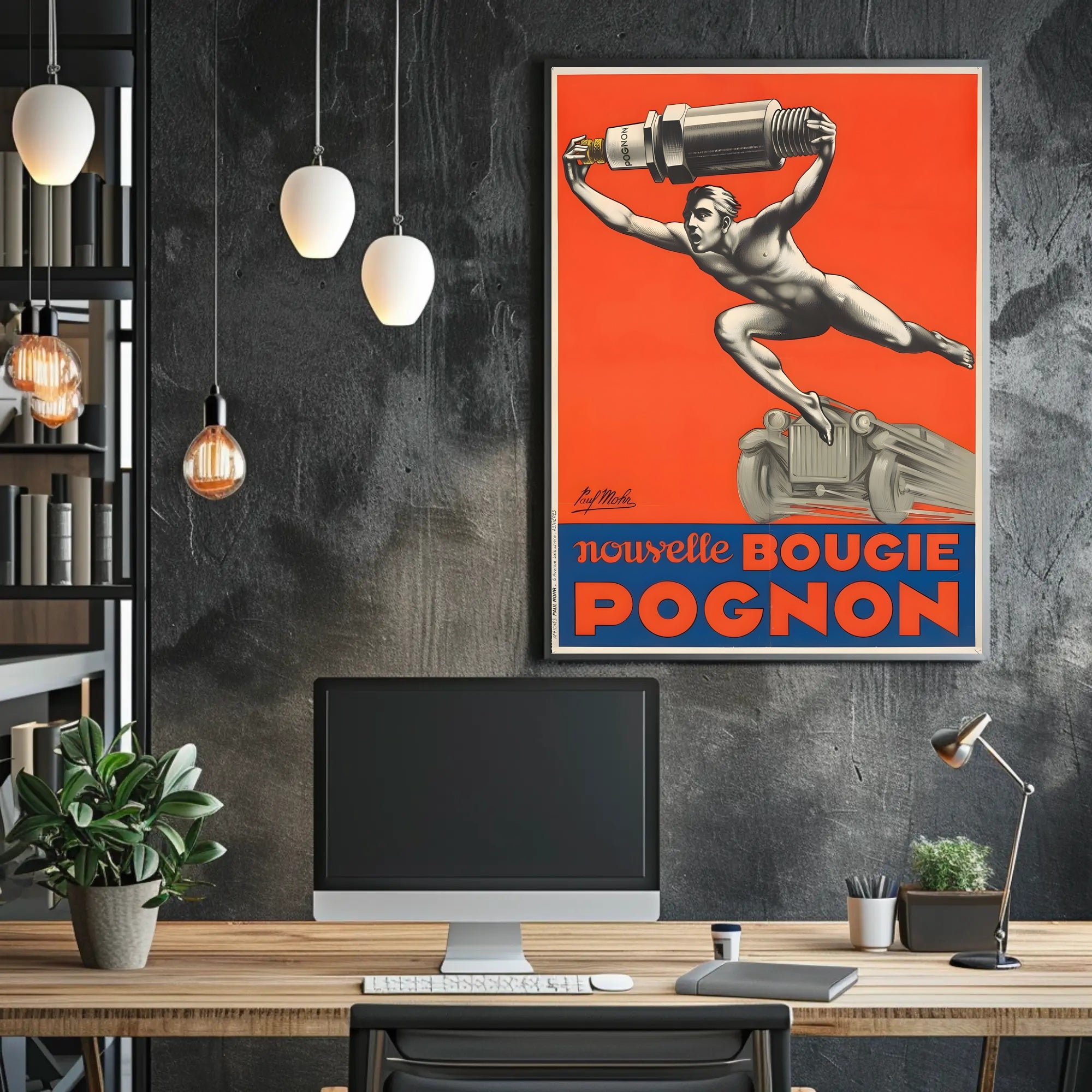Nouvelle Bougie Pognon Poster